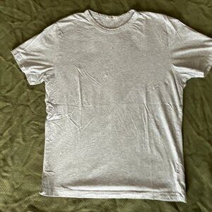 Buck Mason Pima Classic Tee Heather Gray Size